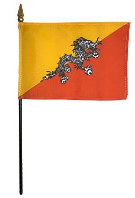 Mini Bhutan Flag for sale