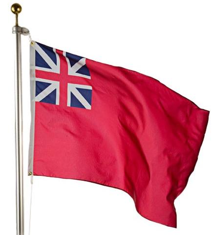 Nyl-Glo British Red Ensign Flag for sale