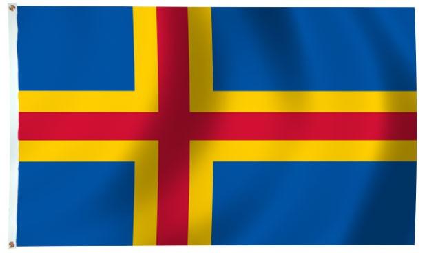 Aland Island Flags