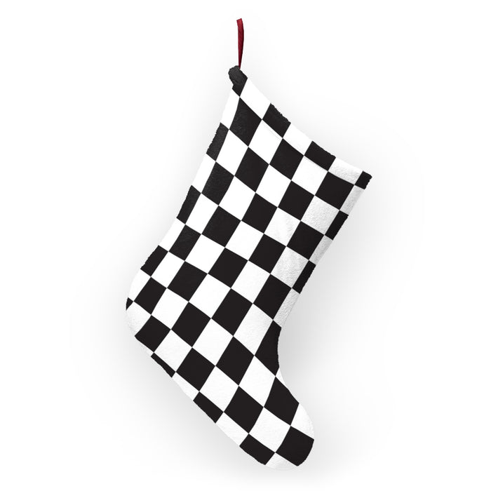 Checkered Christmas Stockings