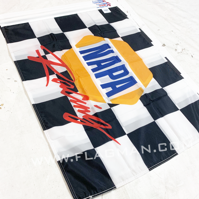 Custom Printed Checkered Race Flag - Single Reverse