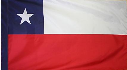 Chile Indoor Flag for sale