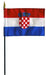 Mini Croatia Flag for sale