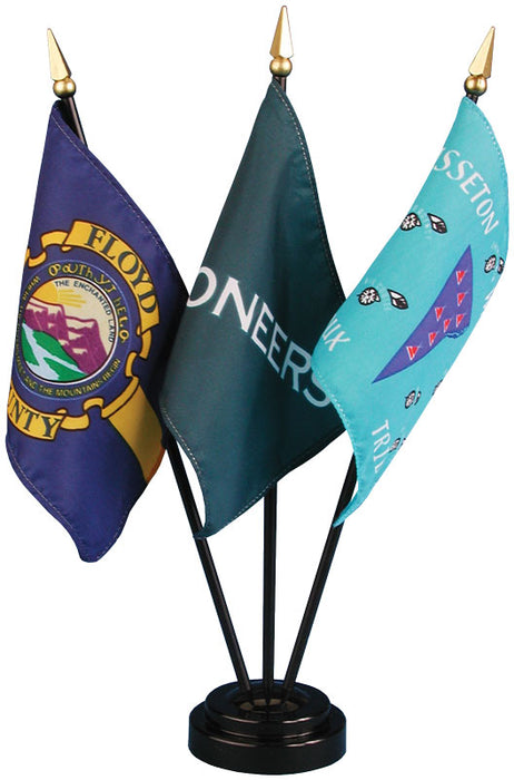 4"x6" Custom Printed Stick Flags *125 Quantity Minimum*