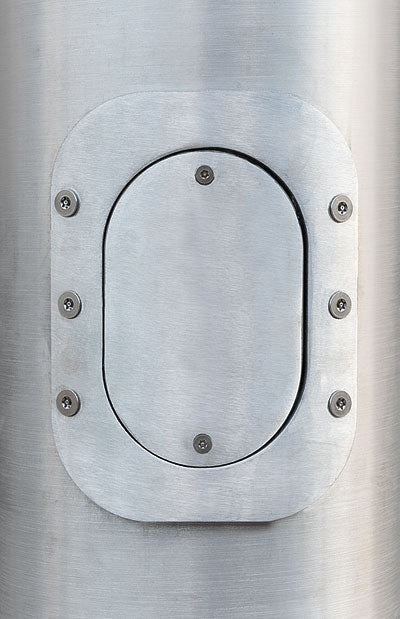100' Internal Winch Aluminum Flagpole