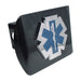 EMT Hitch Cover for Sale - EMS Hitch Cover for Sale - Star of Life Hitch Cover for Sale - Made in USA - Flagman of America