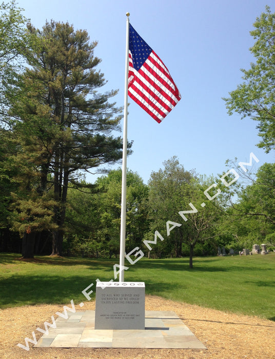 External Halyard AFP Fiberglass Flagpole - *20 Year Warranty*