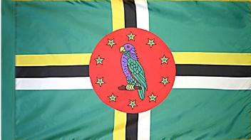 Dominica Indoor Flag for sale