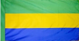 Gabon Indoor Flag for sale