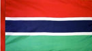 Gambia Indoor Flag for sale