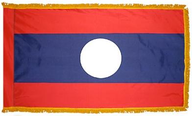 Laos Indoor Flag for sale