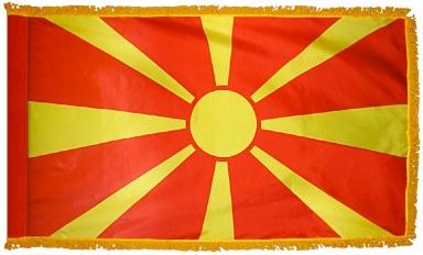 Macedonia Indoor Flag for sale