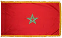 Morocco Indoor Flag for sale