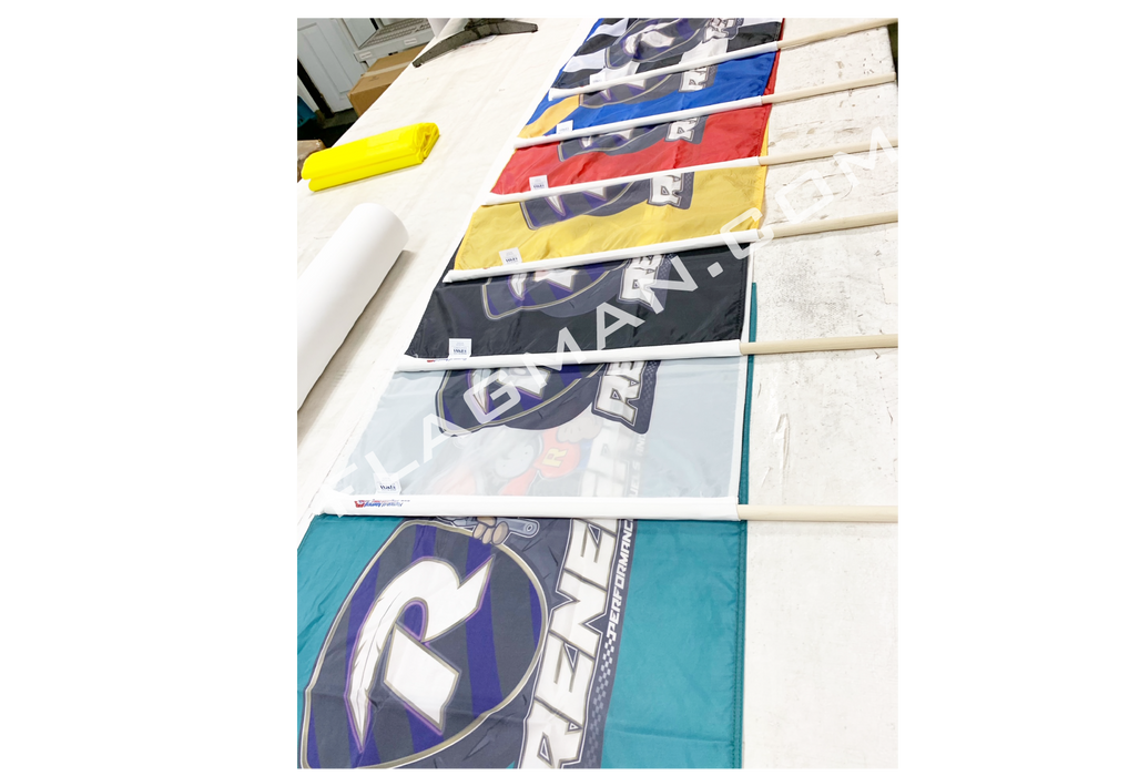 Custom Solid Color Race Flag