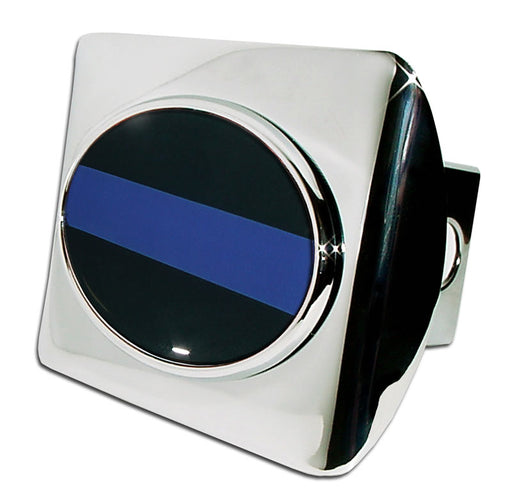 police thin blue line hitch cover for sale - commercial grade - flagman of america