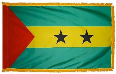 Sao Tome & Principe indoor flag for sale