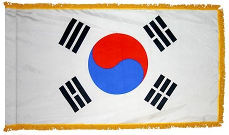 South Korea Indoor Flag for sale