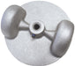 Stationary Cap Style Double Pulley Flagpole Truck Top